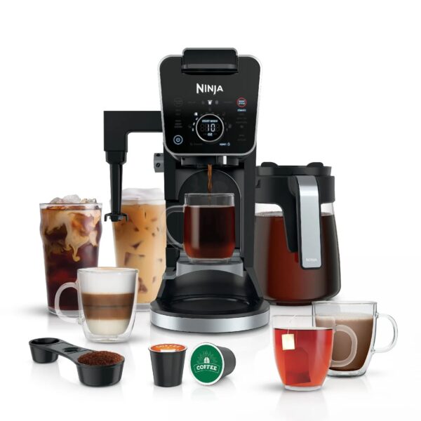 Cafetera Ninja Dualbrew Pro para Cápsulas y Molido 12 Tazas CFP301